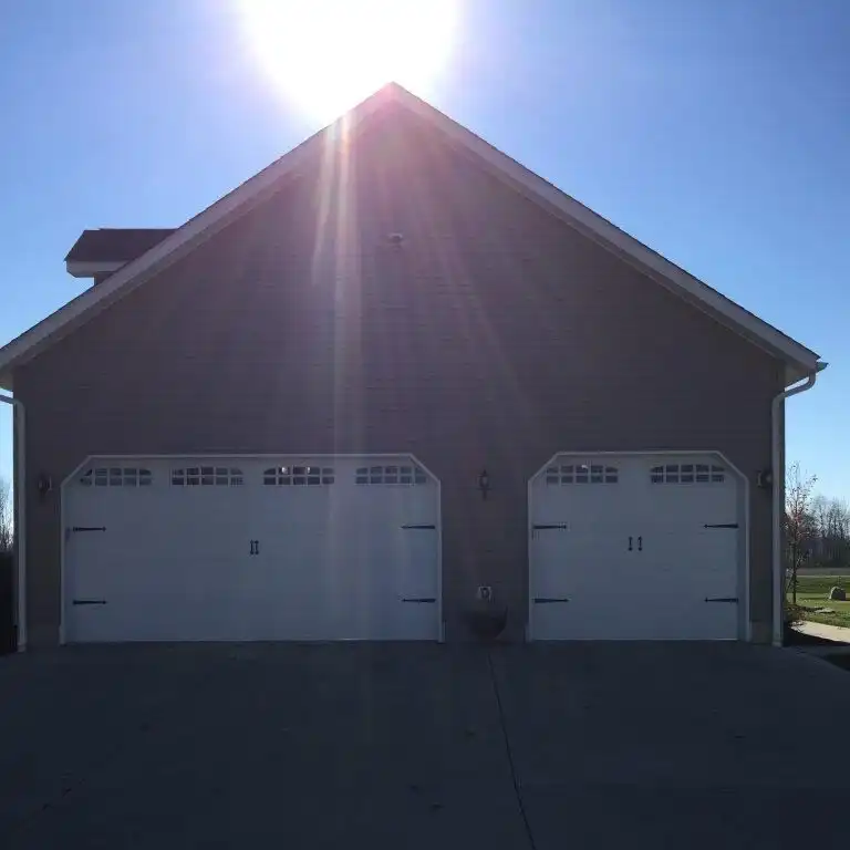 modern carriage house style sectional garage doors | The Door Guys